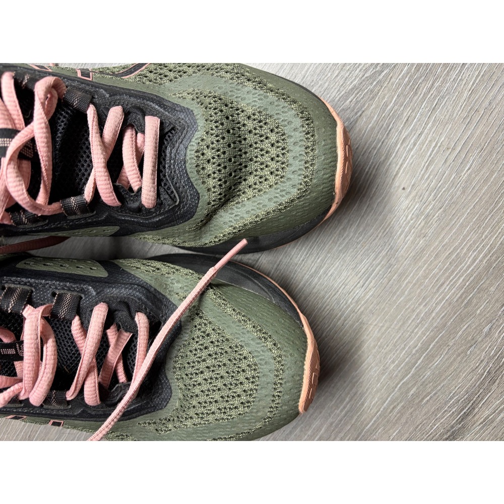 Asics GT-2000 6 Womens Running Shoes Forest Green Black Pink T8A7N Size 9 - Picture 3 of 8